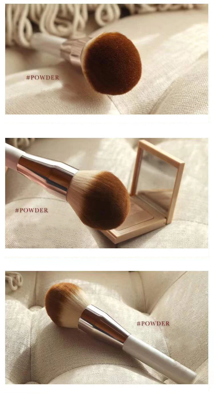Loose Powder Concealer Foundation Brush BB Cream Face Makeup Brushes Tools Professional Beauty Cosmetics Brochas Natural Hair