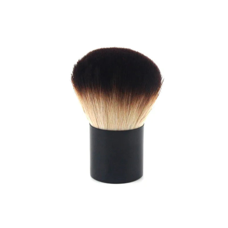 Kabuki Brush Blush Bronzer Loose Powder Foundation Synthetic Hair Flat Brush with Lid Case Contour Beauty Makeup Tools