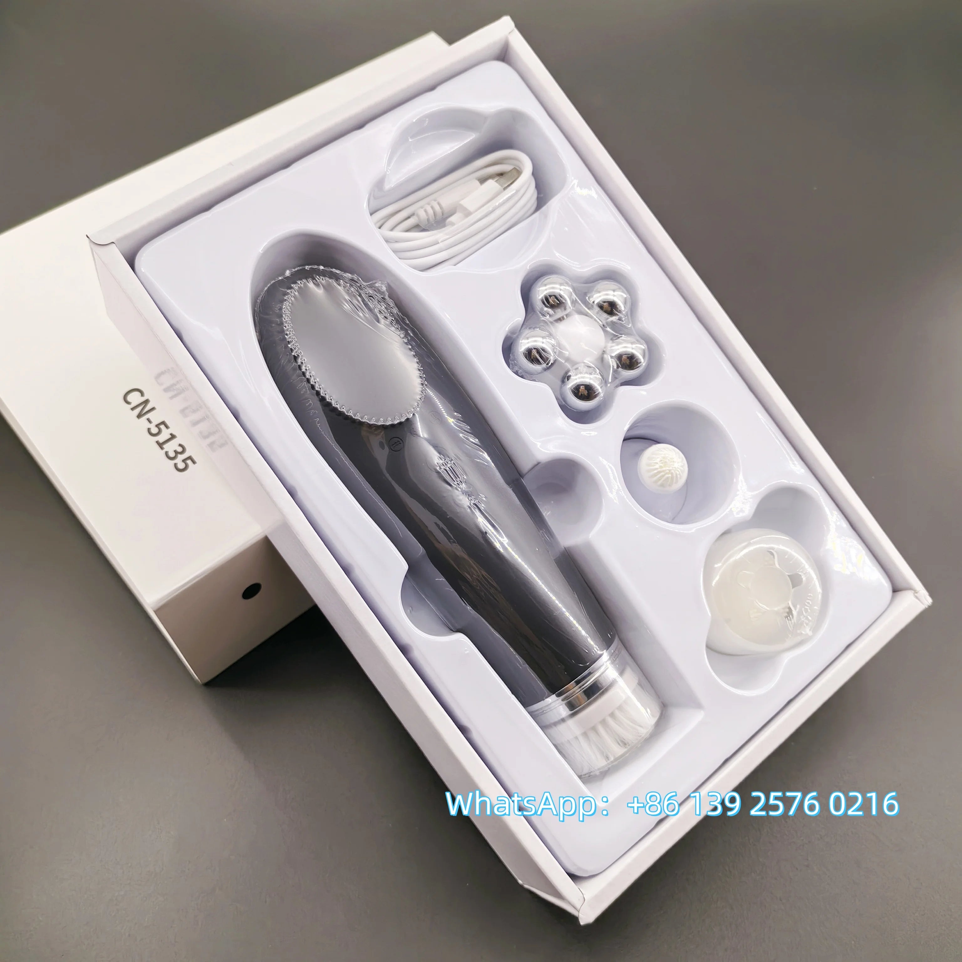 ✨ 4-in-1 Electric Facial Cleansing & Skin Lifting Device ✨