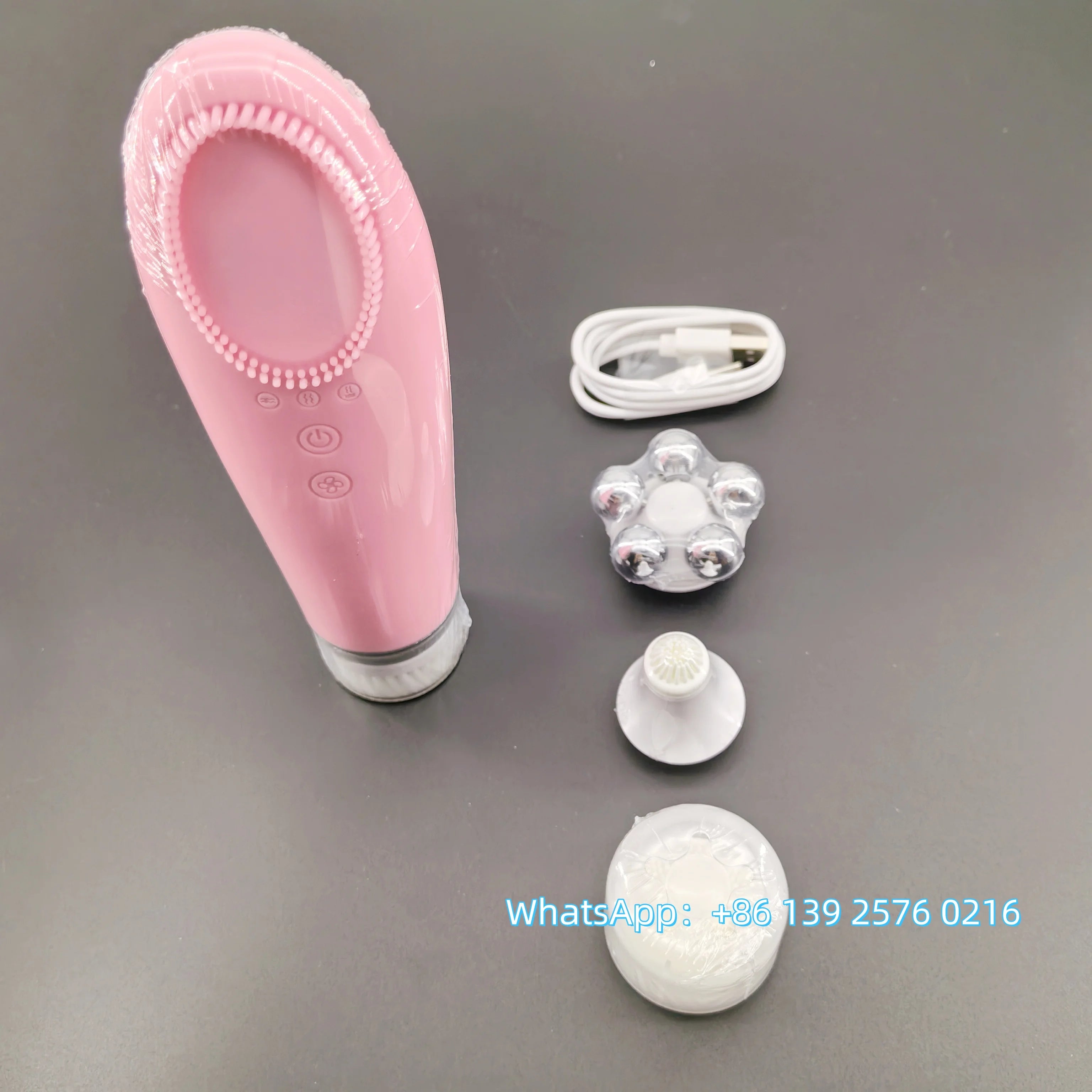 ✨ 4-in-1 Electric Facial Cleansing & Skin Lifting Device ✨