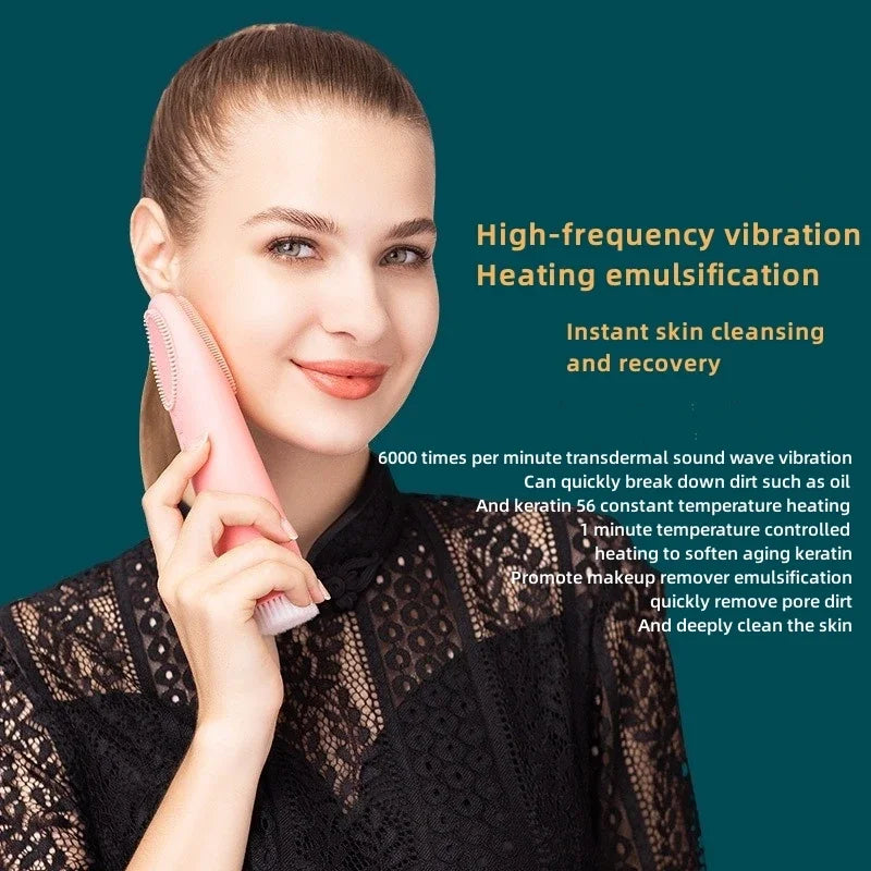✨ 4-in-1 Electric Facial Cleansing & Skin Lifting Device ✨