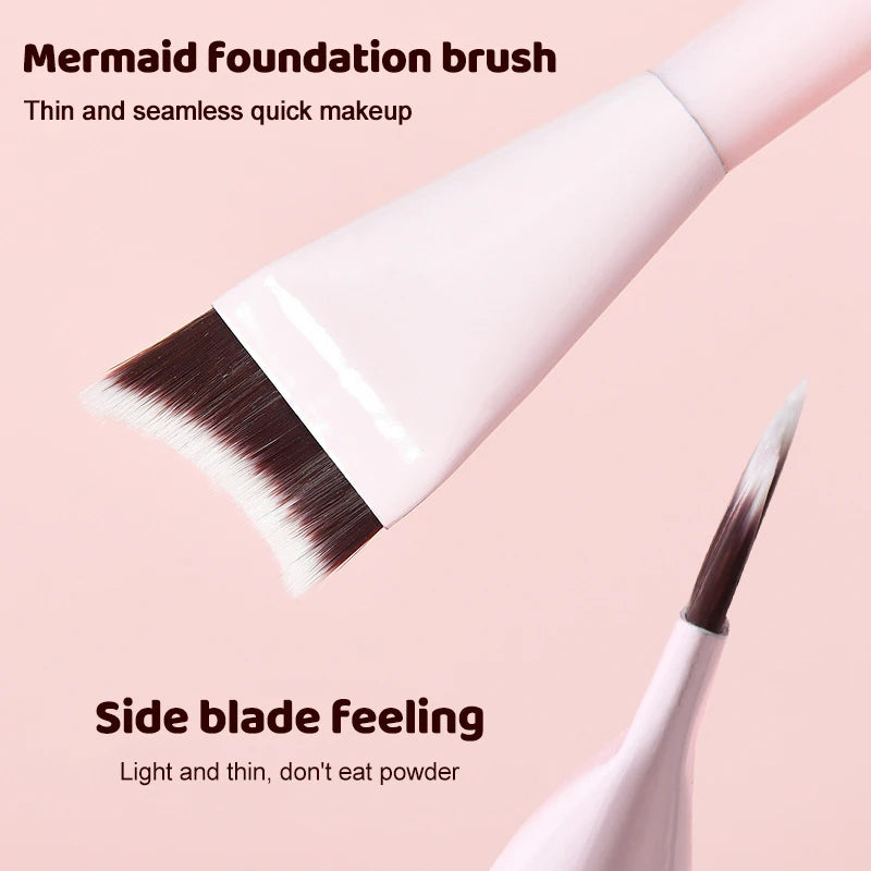 New 1/8PCS Makeup Brushes Set Eye Shadow Foundation Women Cosmetic Brush Eyeshadow Blush Beauty Hair Make Up Tools With Bag