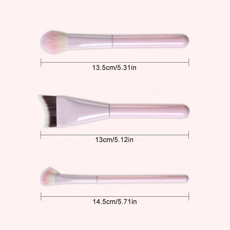 New 1/8PCS Makeup Brushes Set Eye Shadow Foundation Women Cosmetic Brush Eyeshadow Blush Beauty Hair Make Up Tools With Bag