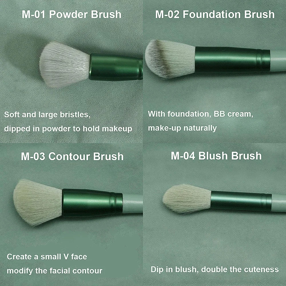 Soft Makeup Brushes Set 13Pcs Foundation Blush Powder Eyeshadow Brush Beauty Tool for Cosmetics Makeup Kit