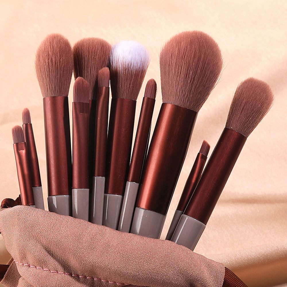 Soft Makeup Brushes Set 13Pcs Foundation Blush Powder Eyeshadow Brush Beauty Tool for Cosmetics Makeup Kit