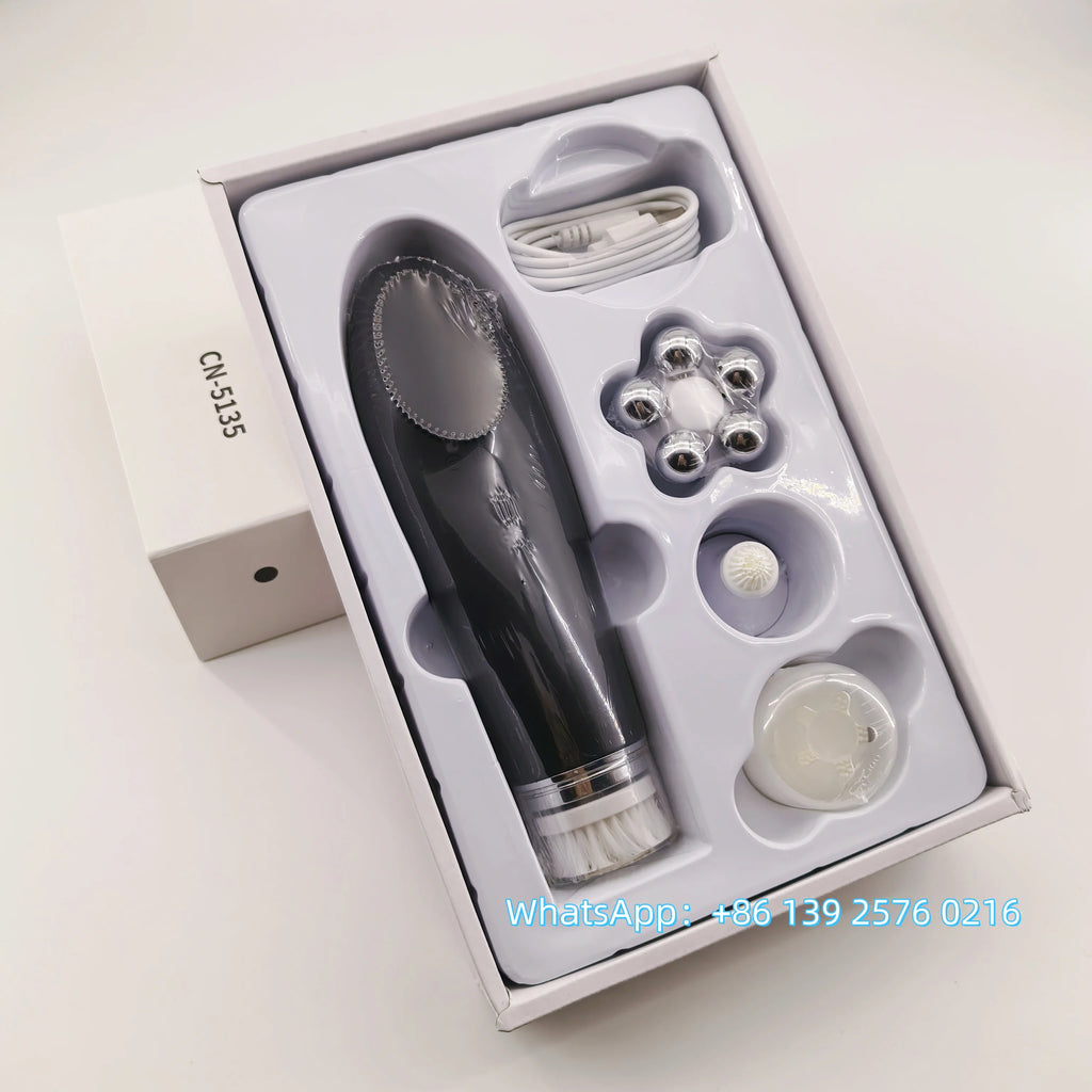 ✨ 4-in-1 Electric Facial Cleansing & Skin Lifting Device ✨