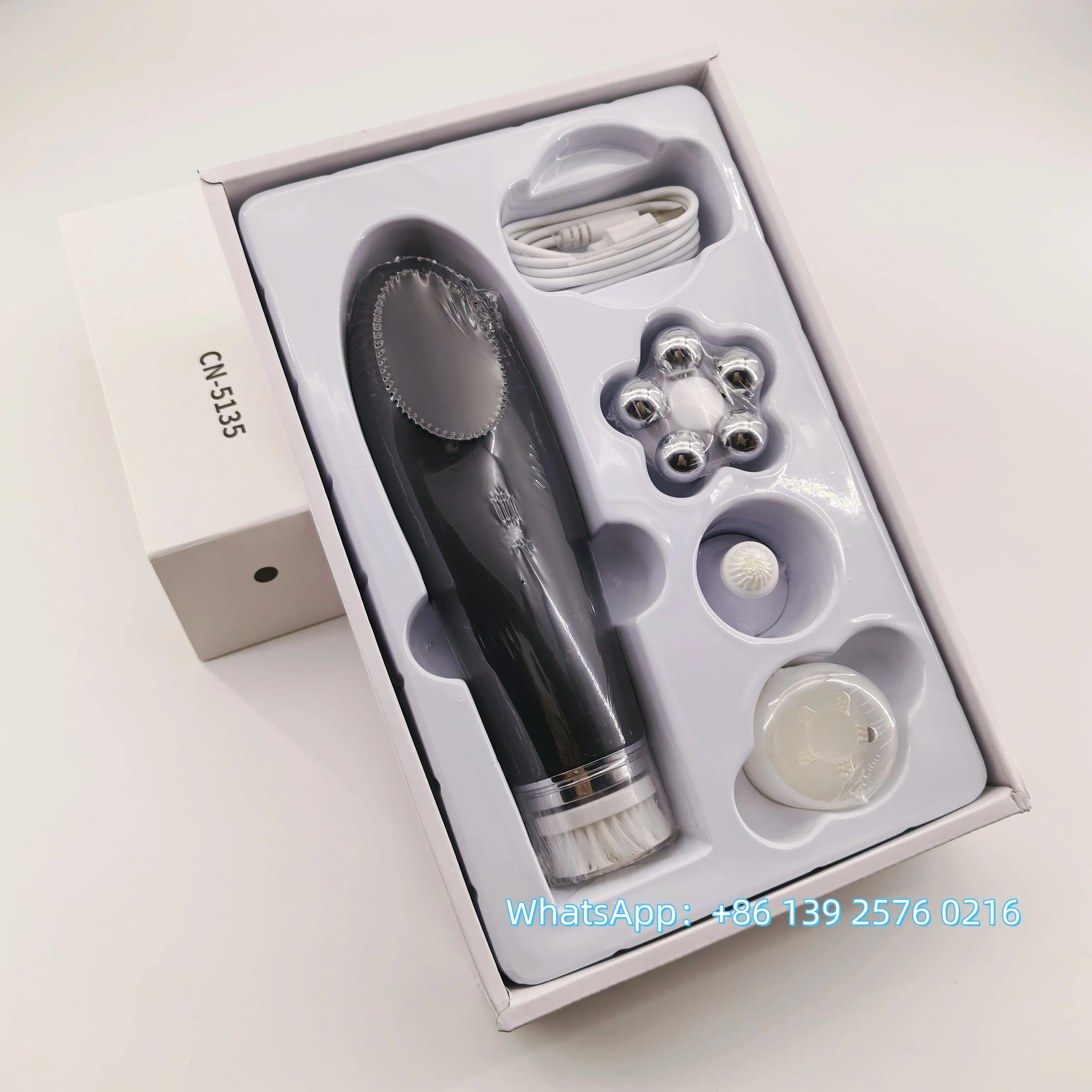 ✨ 4-in-1 Electric Facial Cleansing & Skin Lifting Device ✨