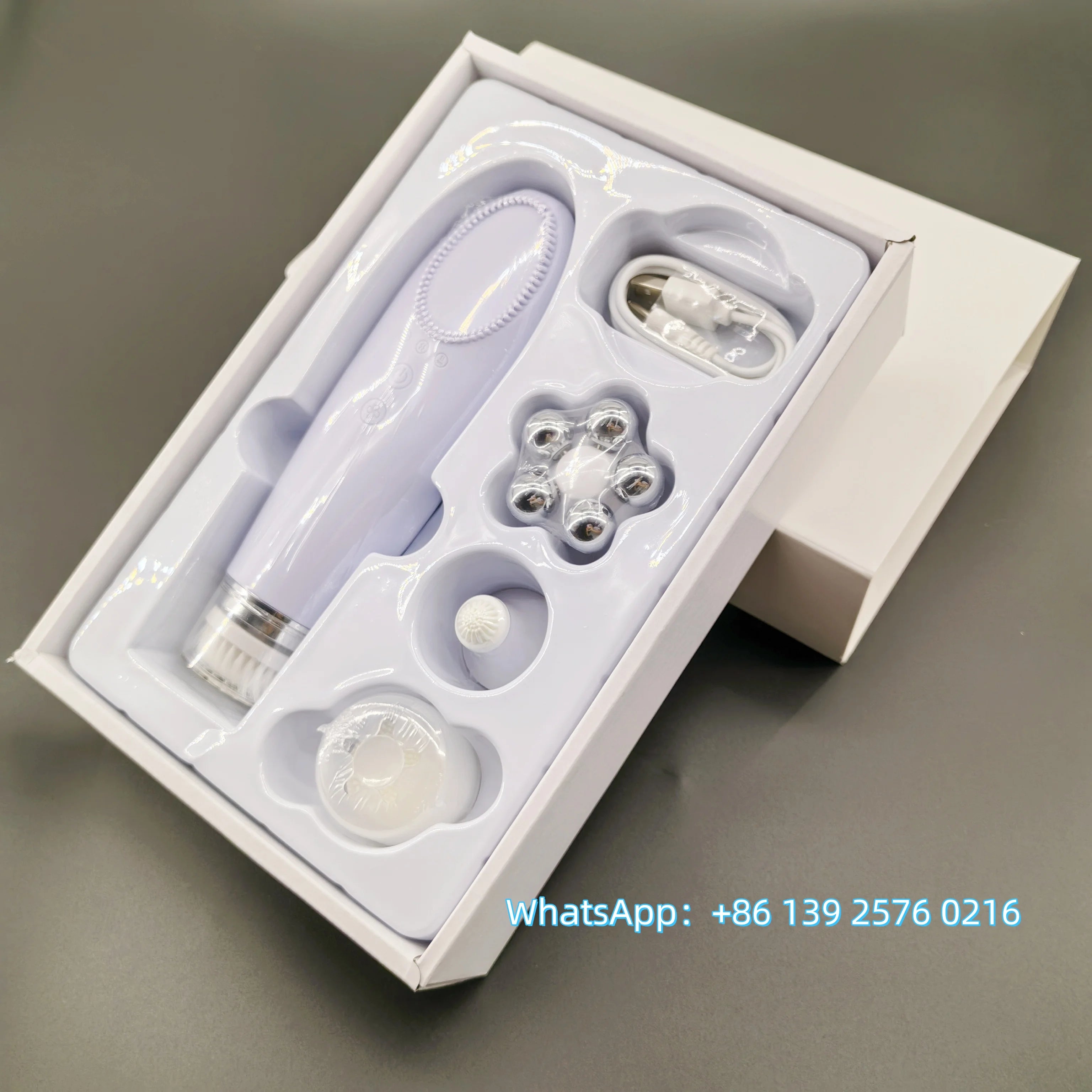 ✨ 4-in-1 Electric Facial Cleansing & Skin Lifting Device ✨