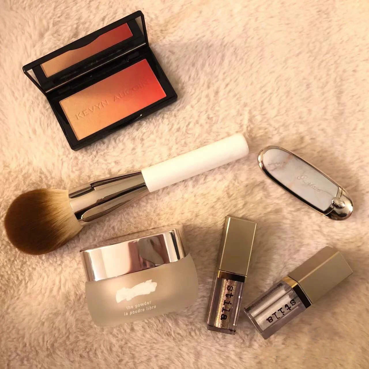 Loose Powder Concealer Foundation Brush BB Cream Face Makeup Brushes Tools Professional Beauty Cosmetics Brochas Natural Hair