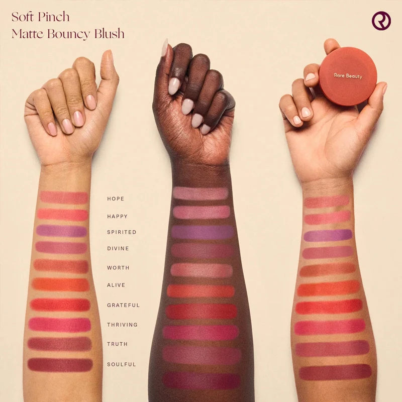 Rare Beauty 7 Colors Soft Pinch Matte Bouncy Cushiony Cream-to-powder Blush Airy and Lightweight Moisturizing Makeup Cosmetics