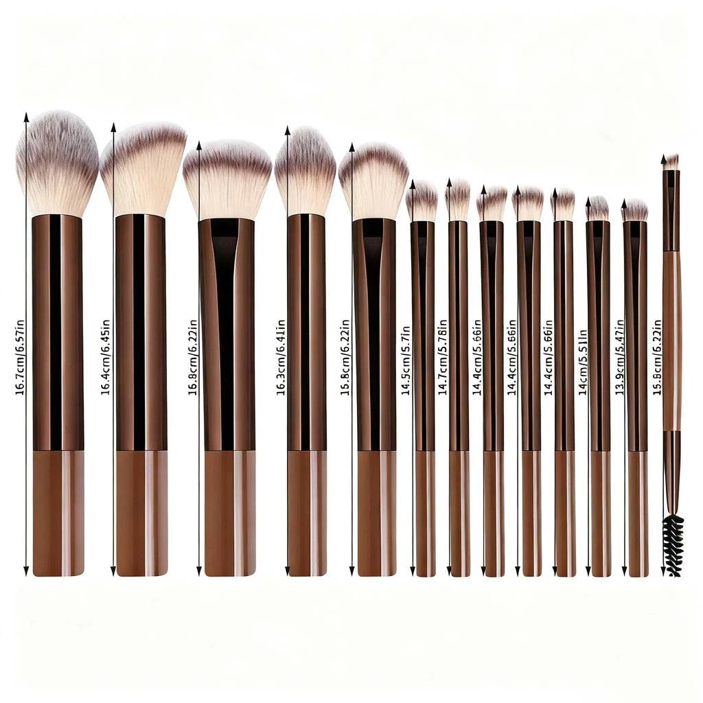 Makeup Brush Set, 13pcs/set Professional Cosmetic Brushes Kit, Travel Soft Makeup Brush Set, Concealer Brush, Detail Makeup Brus