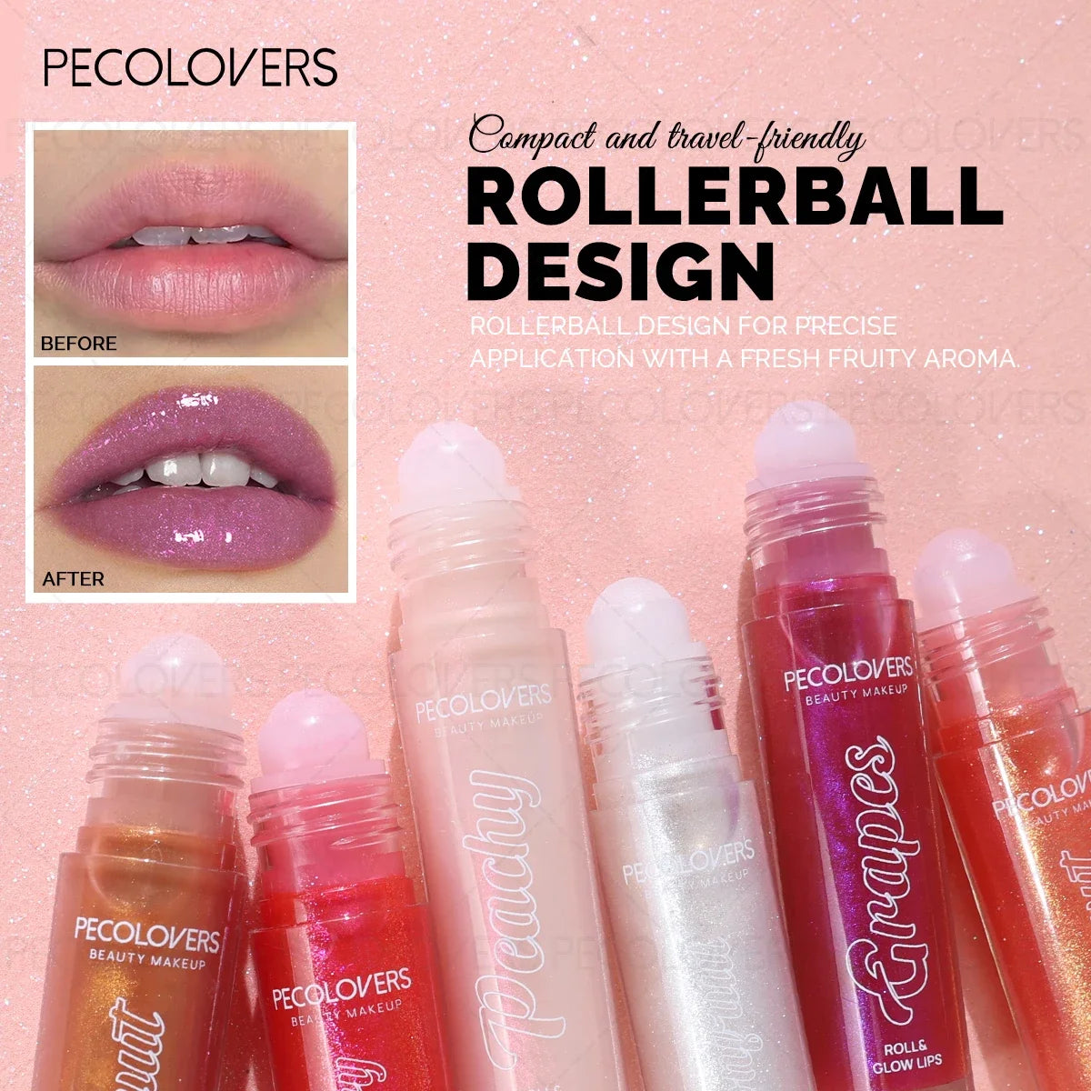 1PC Moisturizing Jelly Lip Oil - Non-Sticky, Waterproof & Long-Lasting, Multiple Colors for Autumn & Winter