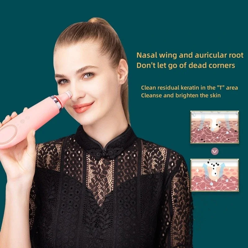 ✨ 4-in-1 Electric Facial Cleansing & Skin Lifting Device ✨