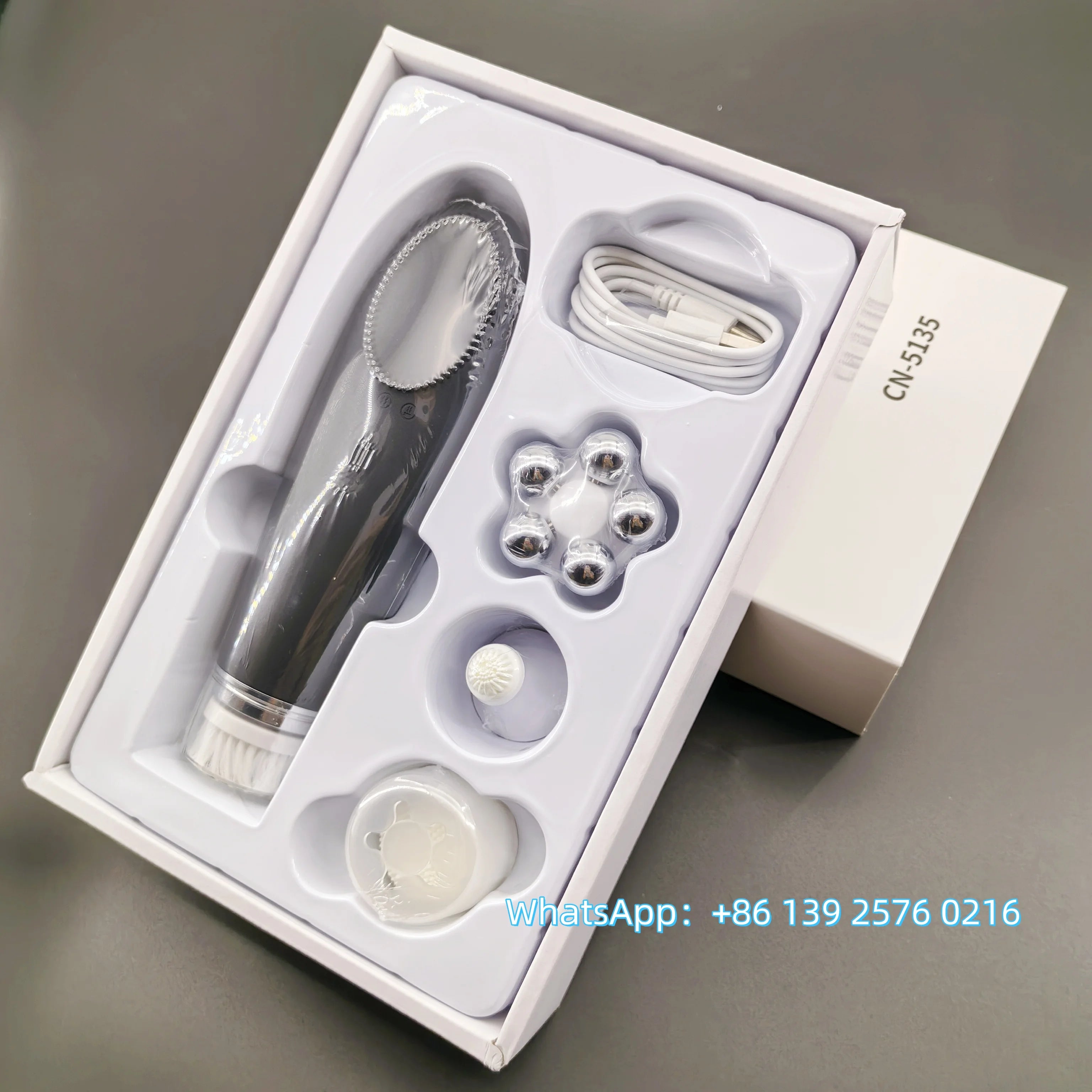✨ 4-in-1 Electric Facial Cleansing & Skin Lifting Device ✨