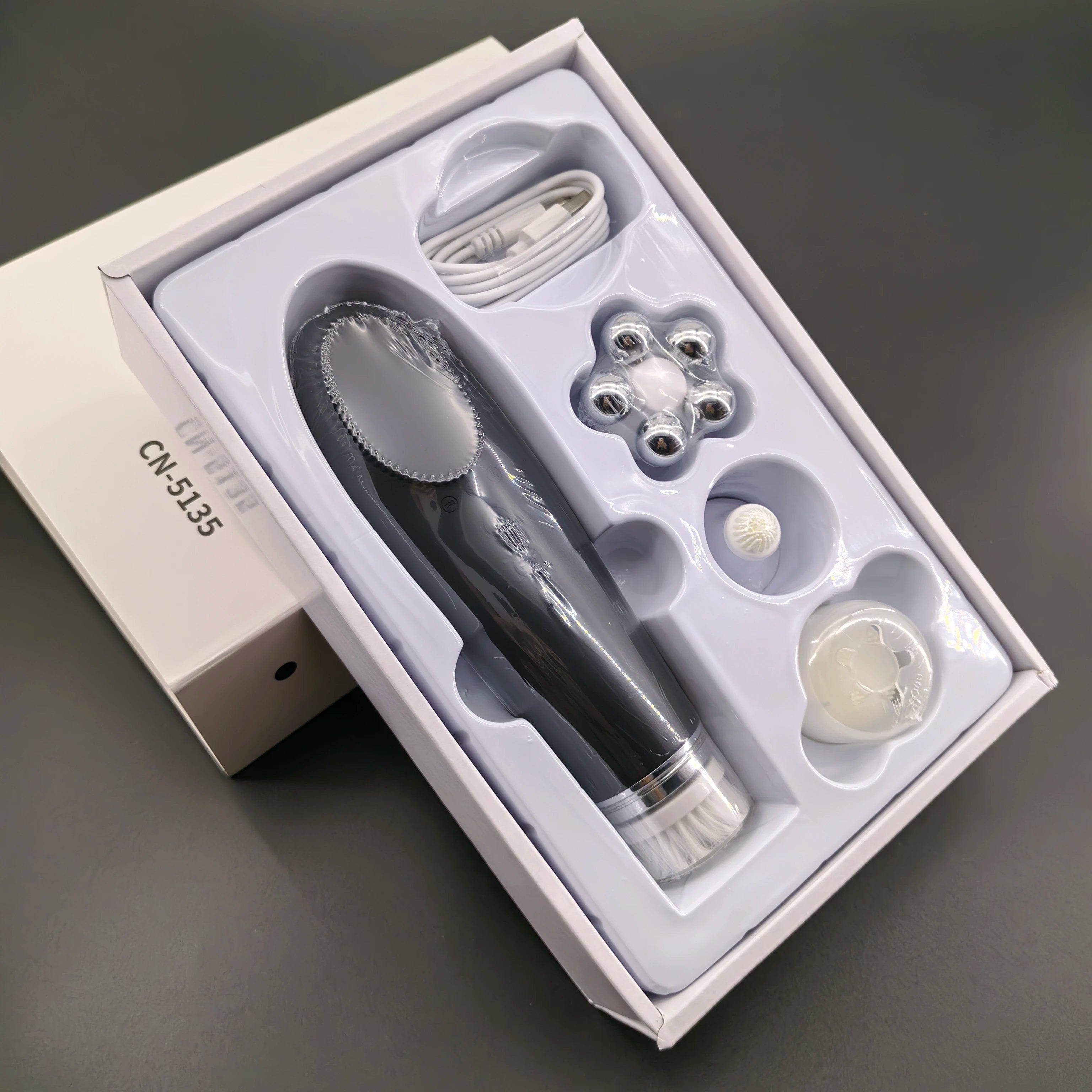 ✨ 4-in-1 Electric Facial Cleansing & Skin Lifting Device ✨