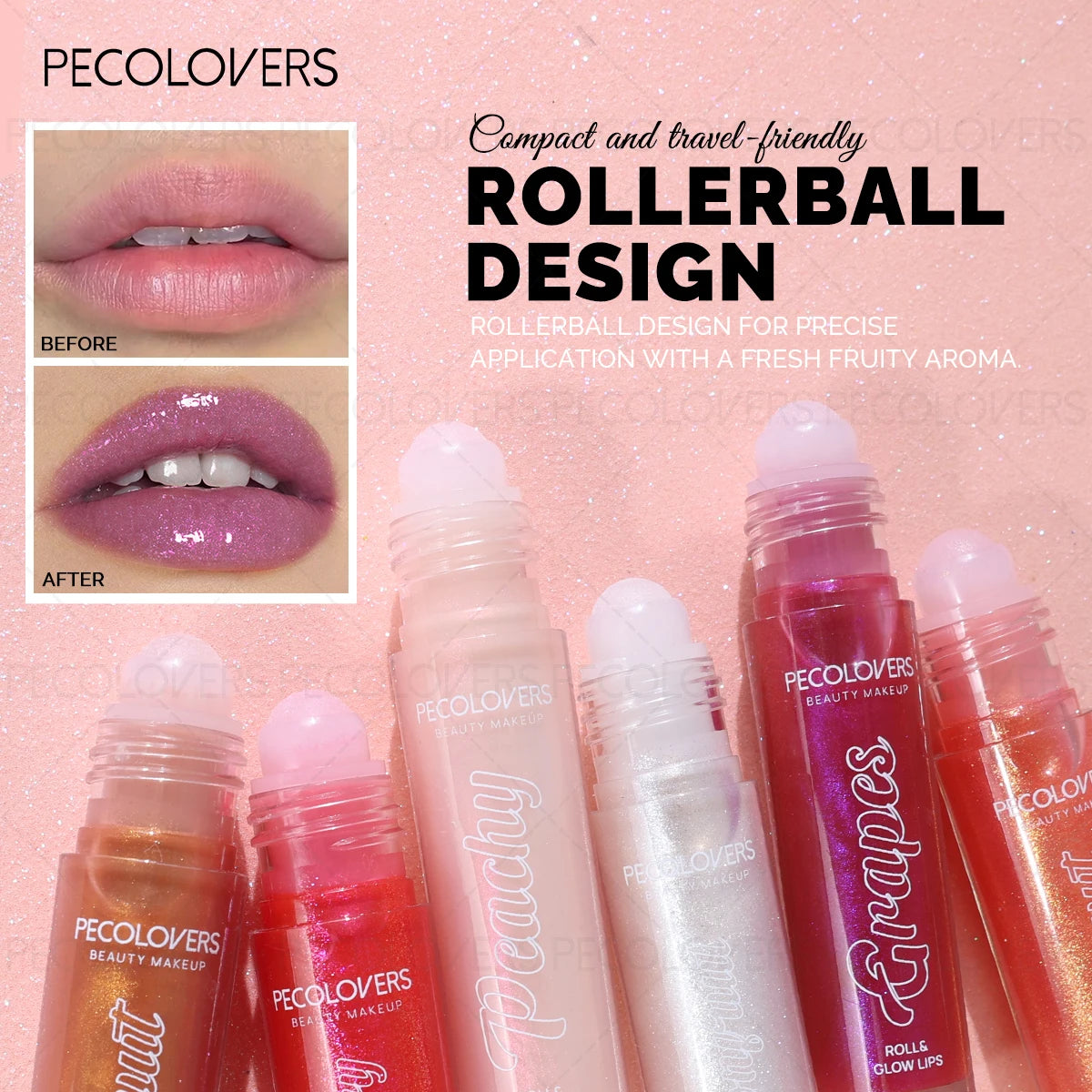 1PC Moisturizing Jelly Lip Oil - Non-Sticky, Waterproof & Long-Lasting, Multiple Colors for Autumn & Winter