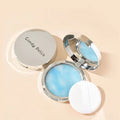 Delicate Two-Color Compact Powder Lightweight Natural Makeup Setting Portable Aesthetic Beauty Tool Smooth Transition