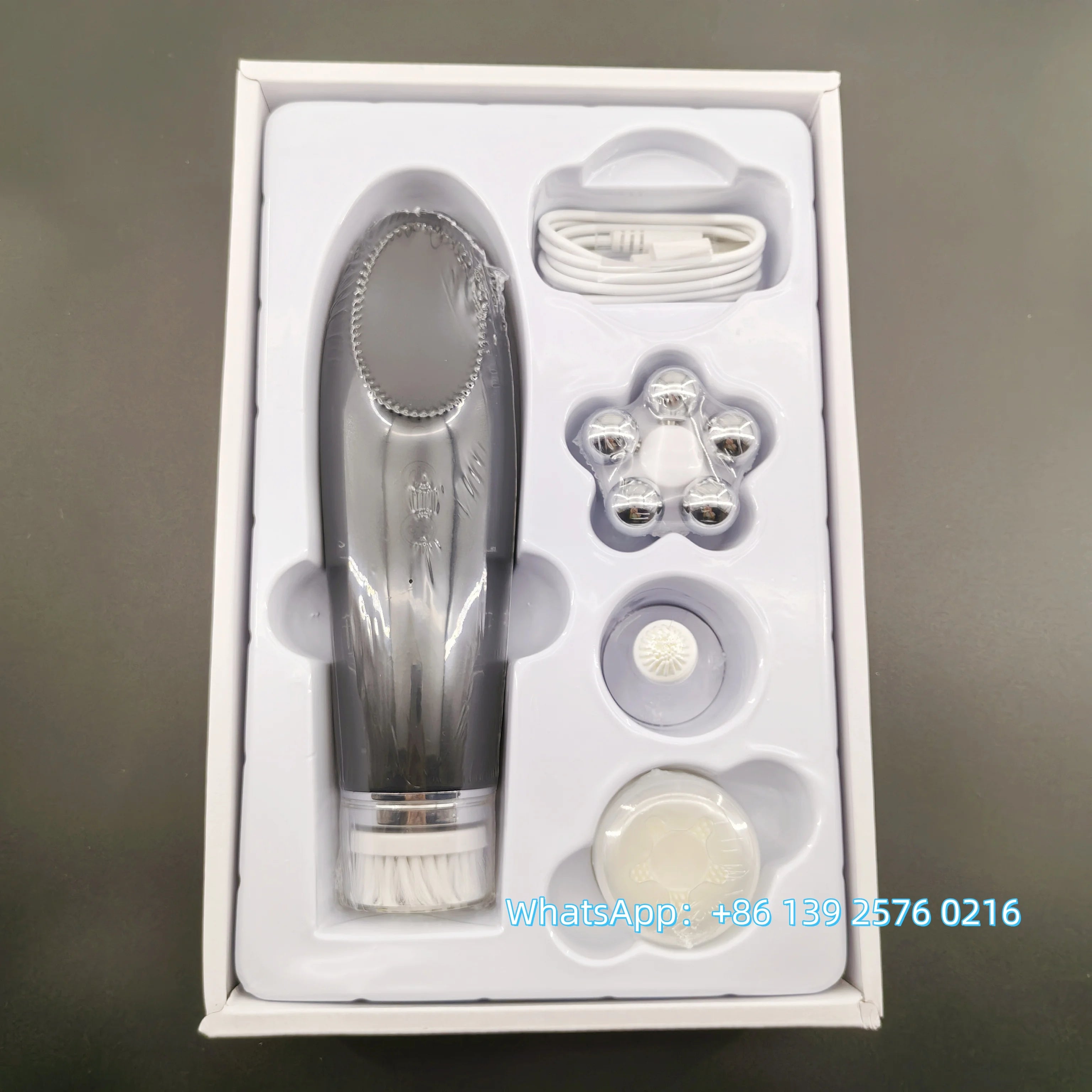 ✨ 4-in-1 Electric Facial Cleansing & Skin Lifting Device ✨