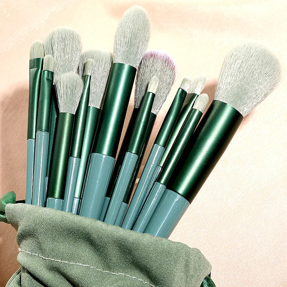 Soft Makeup Brushes Set 13Pcs Foundation Blush Powder Eyeshadow Brush Beauty Tool for Cosmetics Makeup Kit