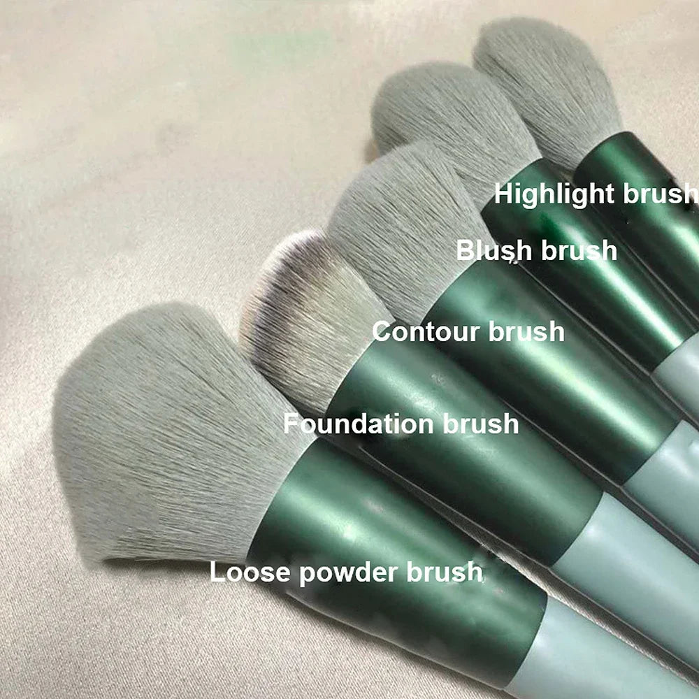Soft Makeup Brushes Set 13Pcs Foundation Blush Powder Eyeshadow Brush Beauty Tool for Cosmetics Makeup Kit