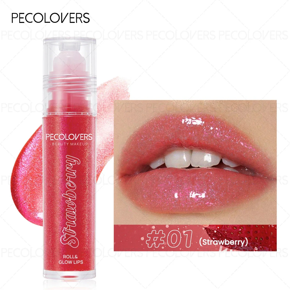 1PC Moisturizing Jelly Lip Oil - Non-Sticky, Waterproof & Long-Lasting, Multiple Colors for Autumn & Winter