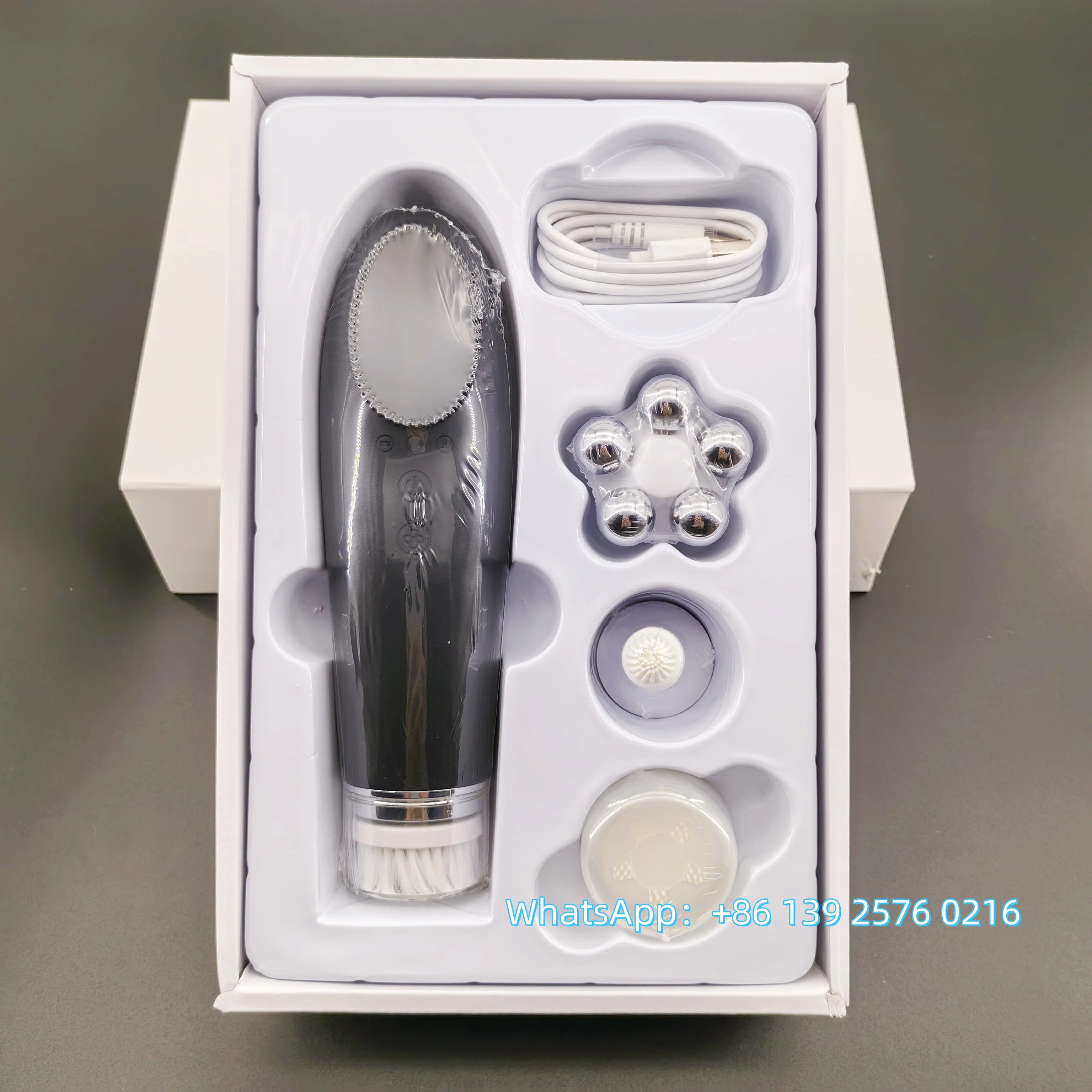 ✨ 4-in-1 Electric Facial Cleansing & Skin Lifting Device ✨