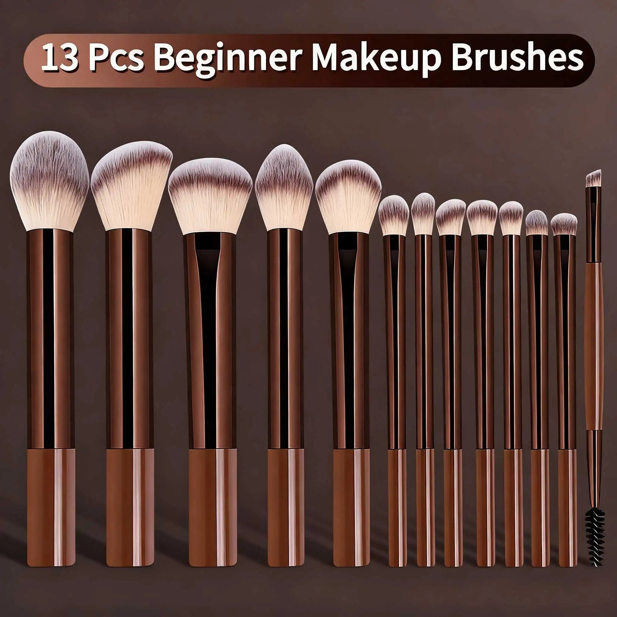 Makeup Brush Set, 13pcs/set Professional Cosmetic Brushes Kit, Travel Soft Makeup Brush Set, Concealer Brush, Detail Makeup Brus