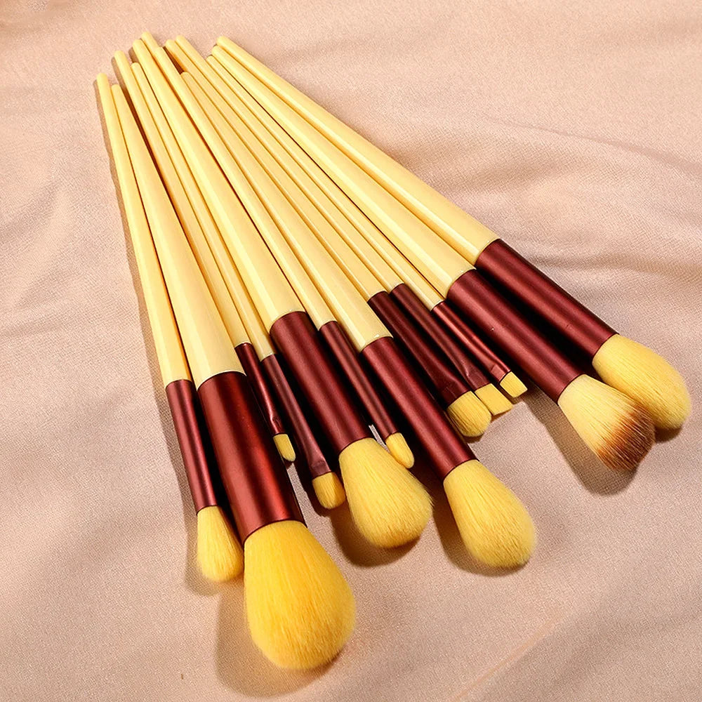 Soft Makeup Brushes Set 13Pcs Foundation Blush Powder Eyeshadow Brush Beauty Tool for Cosmetics Makeup Kit