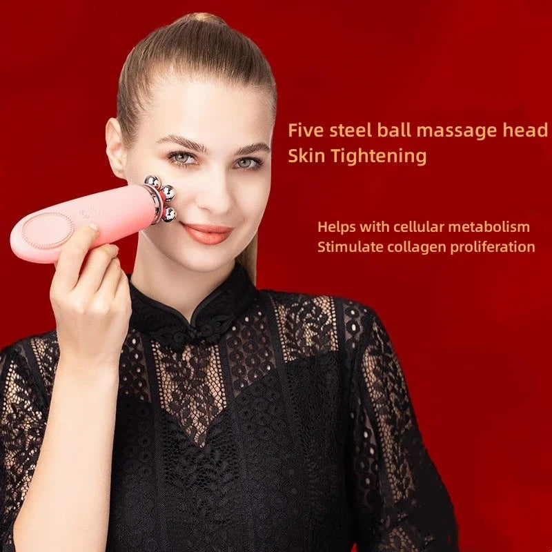 ✨ 4-in-1 Electric Facial Cleansing & Skin Lifting Device ✨