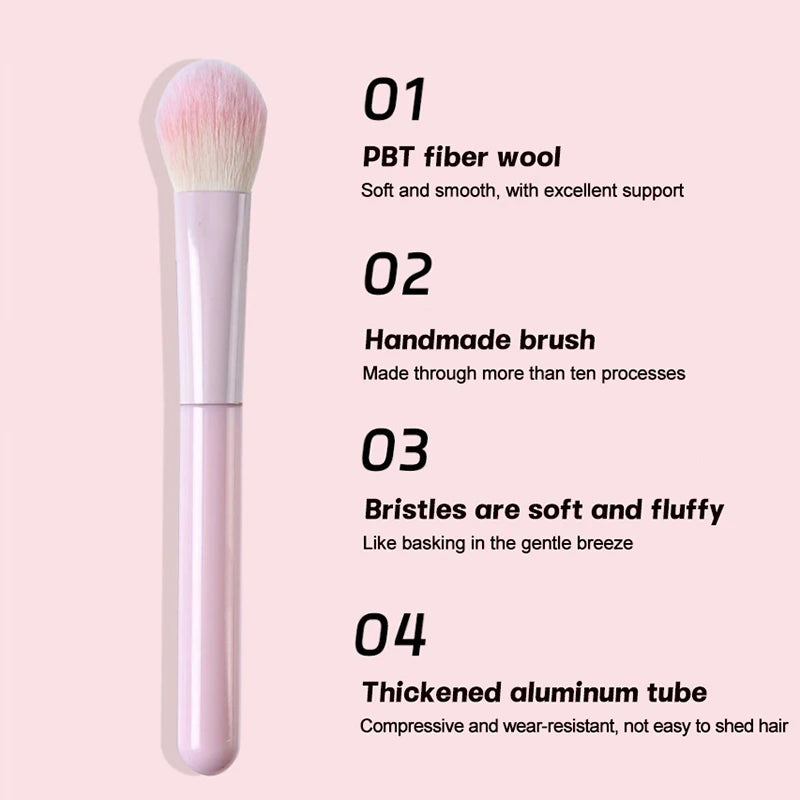 New 1/8PCS Makeup Brushes Set Eye Shadow Foundation Women Cosmetic Brush Eyeshadow Blush Beauty Hair Make Up Tools With Bag