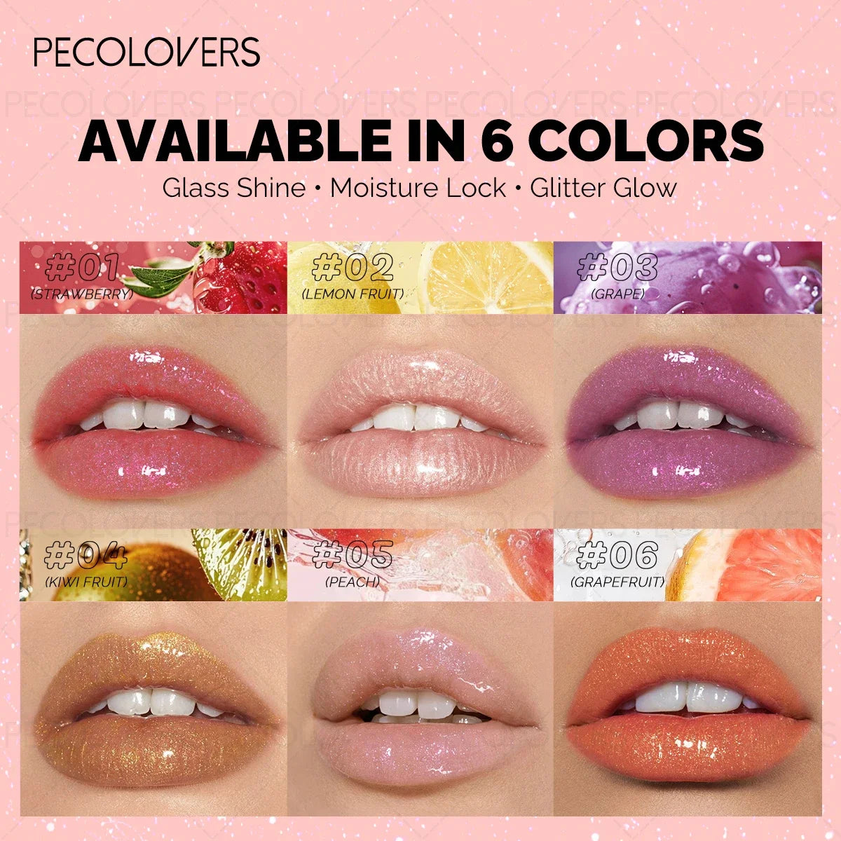 1PC Moisturizing Jelly Lip Oil - Non-Sticky, Waterproof & Long-Lasting, Multiple Colors for Autumn & Winter
