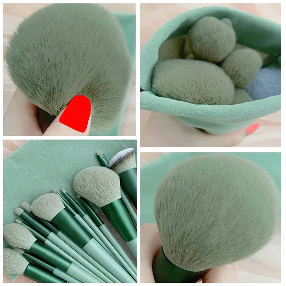 Soft Makeup Brushes Set 13Pcs Foundation Blush Powder Eyeshadow Brush Beauty Tool for Cosmetics Makeup Kit