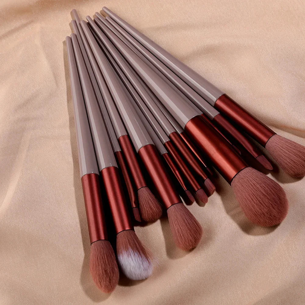Soft Makeup Brushes Set 13Pcs Foundation Blush Powder Eyeshadow Brush Beauty Tool for Cosmetics Makeup Kit
